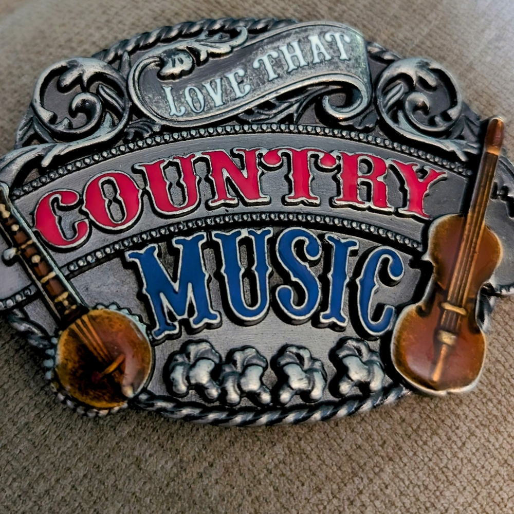 Country Music Belt Buckle